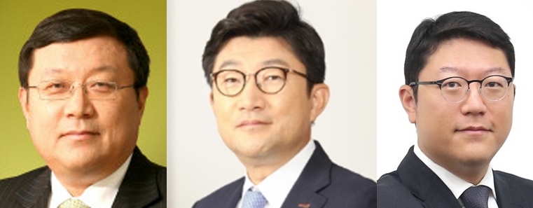 (왼쪽부터) 대원제약 백승호 회장, 백승열 부회장, 오너3세 백인환 사장 / 대원제약