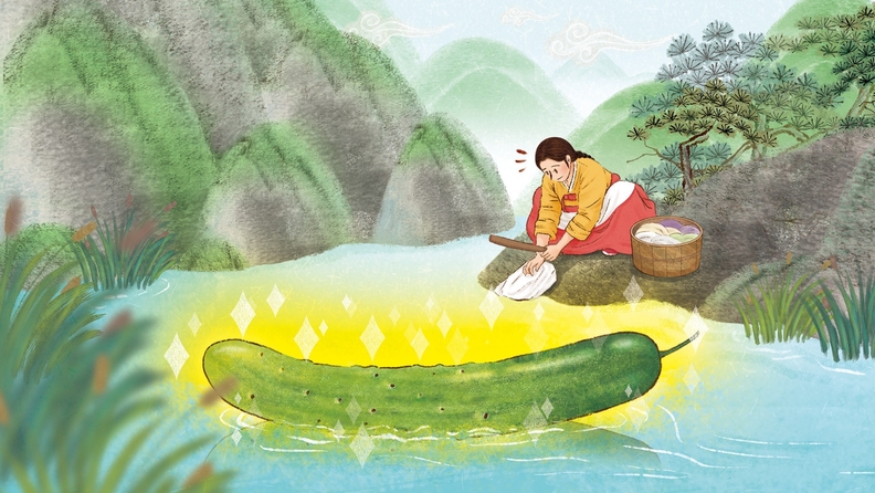 신라말~고려초의 고승 도선국사의 탄생설화에 따르면, 도선의 어머니가 냇가에서 떠내려온 오이를 먹고 태기가 들어 도선을 낳았다는 이야기가 전해온다. / 인터넷커뮤니티