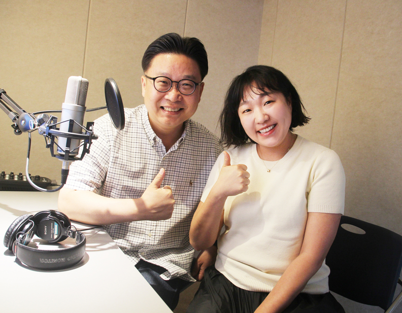 독도 홍보영상을 기획한 서경덕 교수와 내레이션을 맡은 방송인 이수지 / 서경덕
