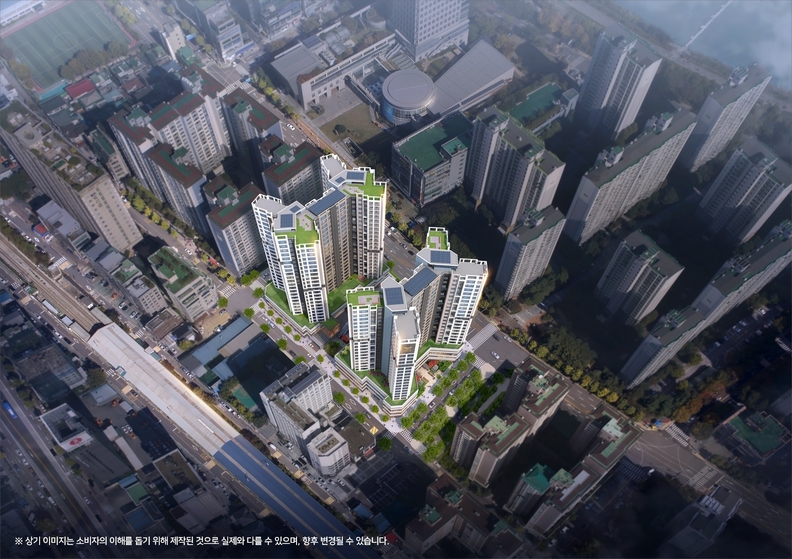 도봉 롯데캐슬 골든파크 조감도 / 롯데건설