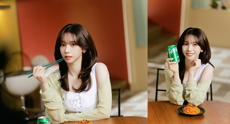 아이돌 그룹 에스파(aespa)의 리더 카리나는 “평소 즐겨 마시던 스프라이트와 함께하게 되어 매우 기쁘다”며 브랜드에 대한 애정을 전했다. / 코카-콜라