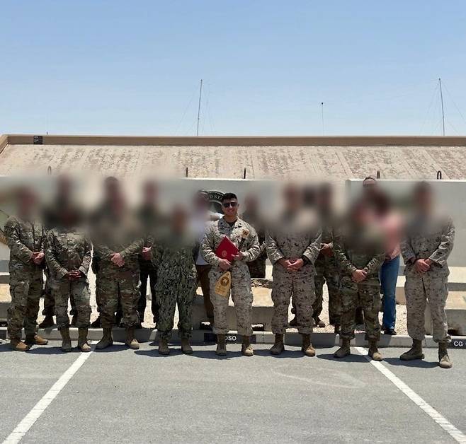 미국 중부 특수작전사령부(CSOJTF-C)에 근무 중인 케빈 황 씨. / 케빈 리우 황 링크드인
