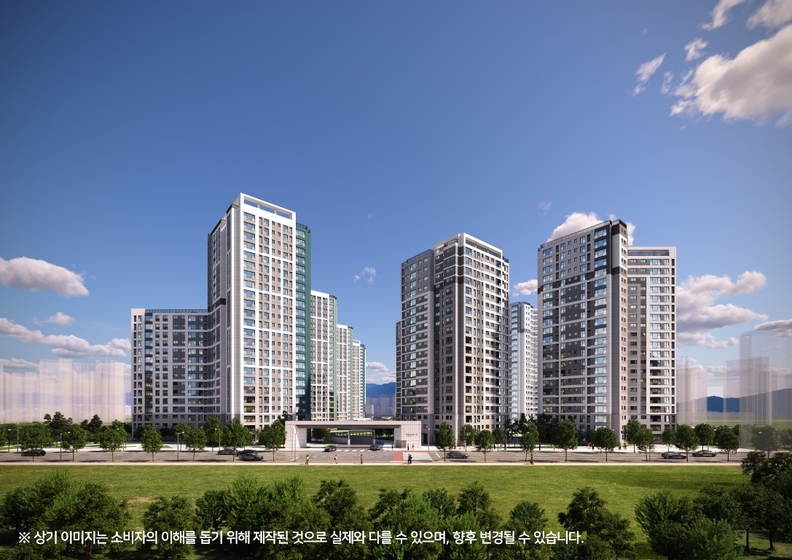 에코델타시티 푸르지오 트레파크 투시도 / 대우건설