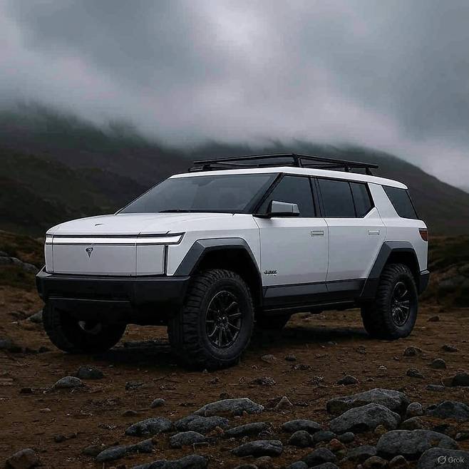 모델 Y를 대형 정통 SUV 롱버전으로 개조 예상 렌더링 / 가르시아 캐피탈 엑스