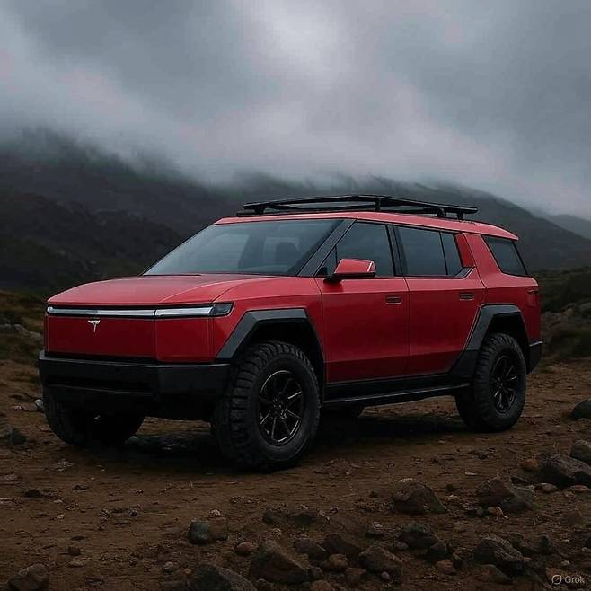 모델 Y를 대형 정통 SUV 롱버전으로 개조 예상 렌더링 / 가르시아 캐피탈 엑스