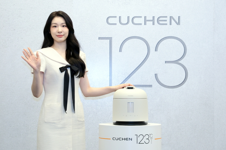 쿠첸 모델 김연아 선수와 쿠첸의 '123 밥솥' / 쿠첸