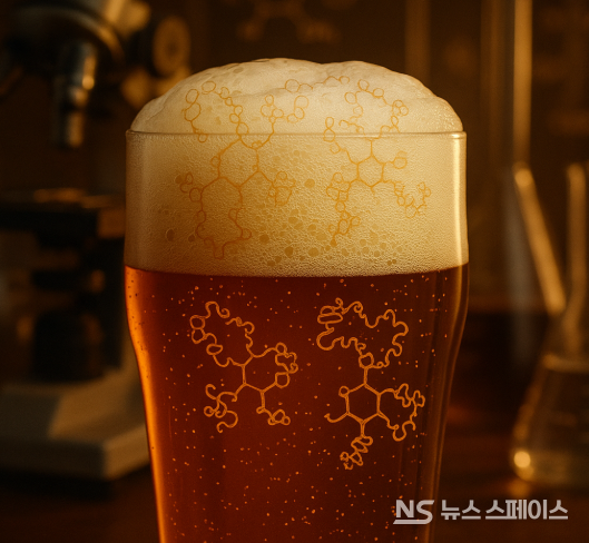 맥주 거품을 통해 드러난 물리적이고 화학적인 현상들은 산업 현장의 거품 제어나 바이오-재료 공학 등 폭넓은 분야에 혁신적 소재 개발과 기술 진보의 길을 열어주고 있다. / 뉴스스페이스DB 