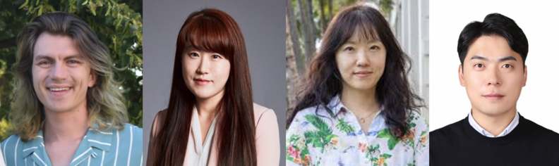 (왼쪽부터) Noah P. Germolus(하와이대학교, 토목·환경·건설공학과), 김세나 교수(충북대학교, 화장품산업학과), 김주희 교수(하와이대학교, 토목·환경·건설공학과), 박천권 교수(성균관대학교, 글로벌바이오메디컬공학과) / 성균관대학교