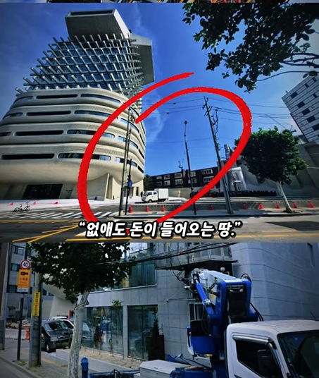 전체 부지와 건물을 매수하려 했으나 건물주가 매각을 거부하면서 5억원 보증금, 월 4000만원에 임대차 계약만 체결한 뒤 철거를 결정했다. 철거된 건물 평가 가치는 20억원대였으며, 건물 없이 빈 토지만으로도 월세 수익이 지속되는 희귀 사례다. / 인스타그램 