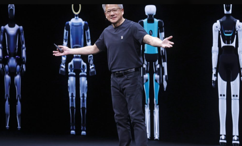 2025년 6월 파리에서 열린 비바테크 무역 박람회에 참석한 엔비디아 CEO 젠슨 황 / 게티이미지 