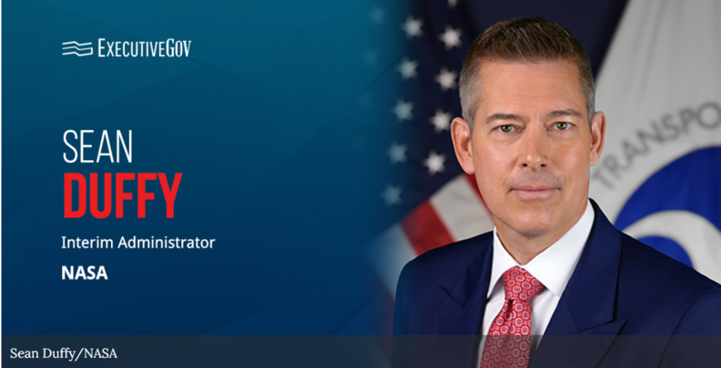 미국 교통부 장관인 숀 더피(Sean Duffy) NASA(미국항공우주국) 임시 행정관 / executivegov