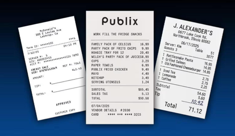 AI가 만들어낸 조작된 가짜 경비 영수증이 전 세계 기업들의 비용사기를 급증시키고 있다. / arstechnica.com