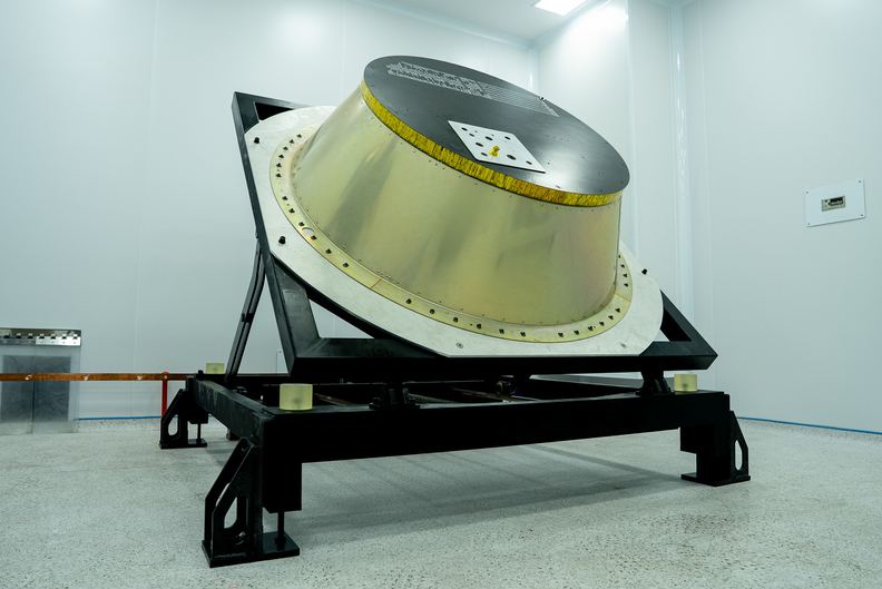 이노스페이스 임직원 238명과 투자사 34곳 이름이 새겨진 ‘한빛-나노’ 발사체 ‘PLA 상판’ / 이노스페이스