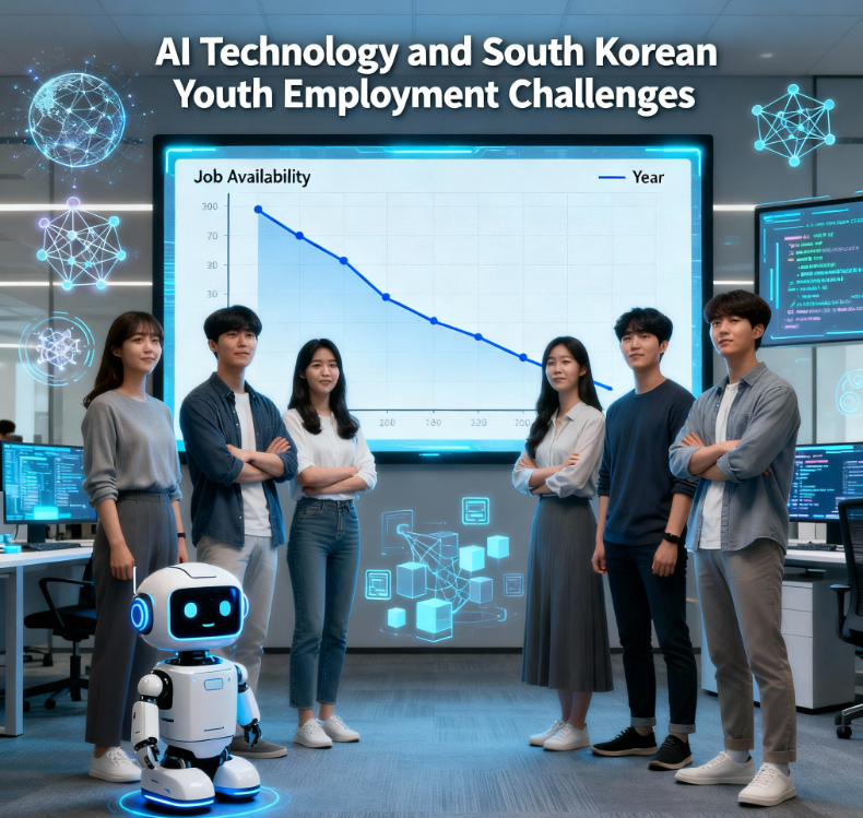 생성형 인공지능(AI) 도입 이후 지난 3년간(2022년 7월~2025년 7월) 청년층(15~29세) 일자리가 총 21만1000개 감소했다. / 퍼플렉시티 