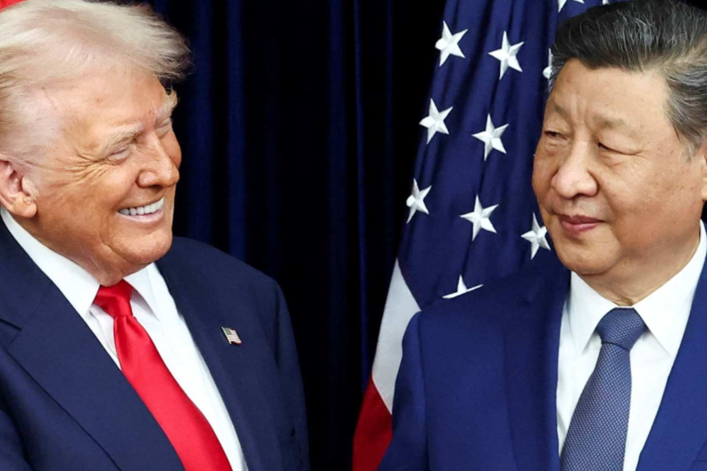 도널드 트럼프 대통령(왼쪽)과 시진핑 중국 국가주석 / CNBC 