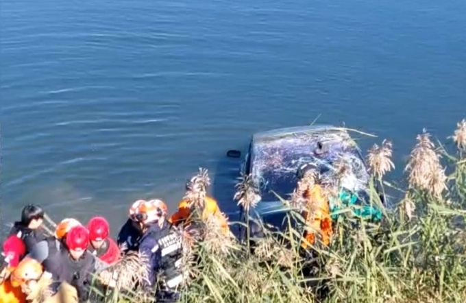 [이슈&논란] 서울 동부간선도로서 테슬라 차량 중랑천 추락, 2명 경상…"차량 문 안열려"