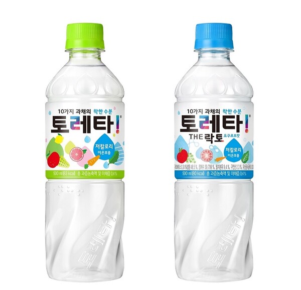 저칼로리 수분보충음료 토레타의 리뉴얼 패키지 [코카-콜라]