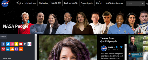 NASA(미 항공우주국) 홈페이지 [NASA]